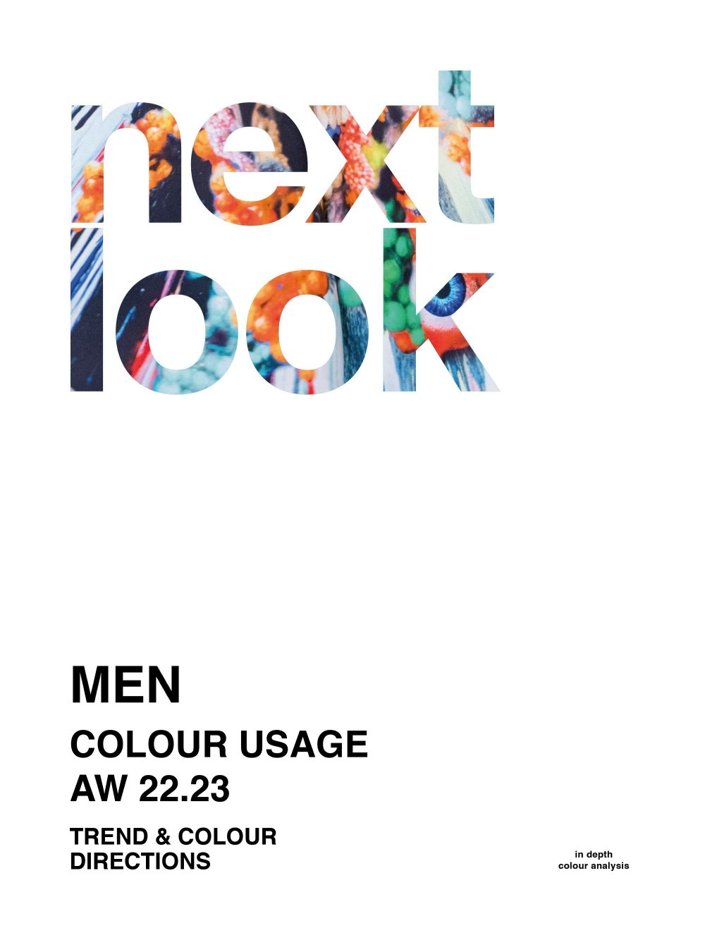 next look Colour Usage Men A/W 22/23