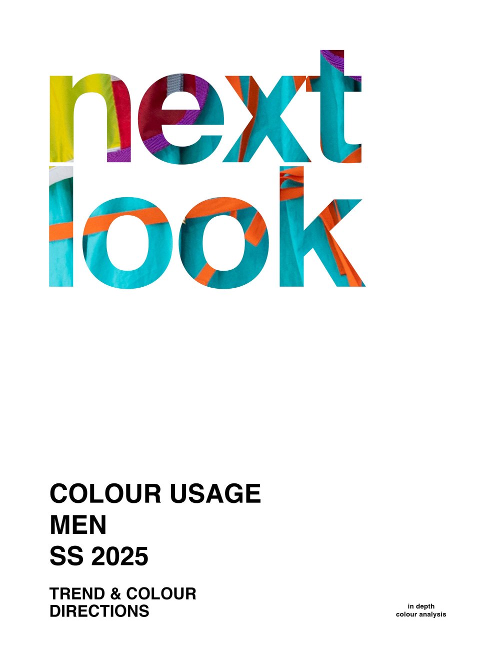 next look Colour Usage Men S/S 2025