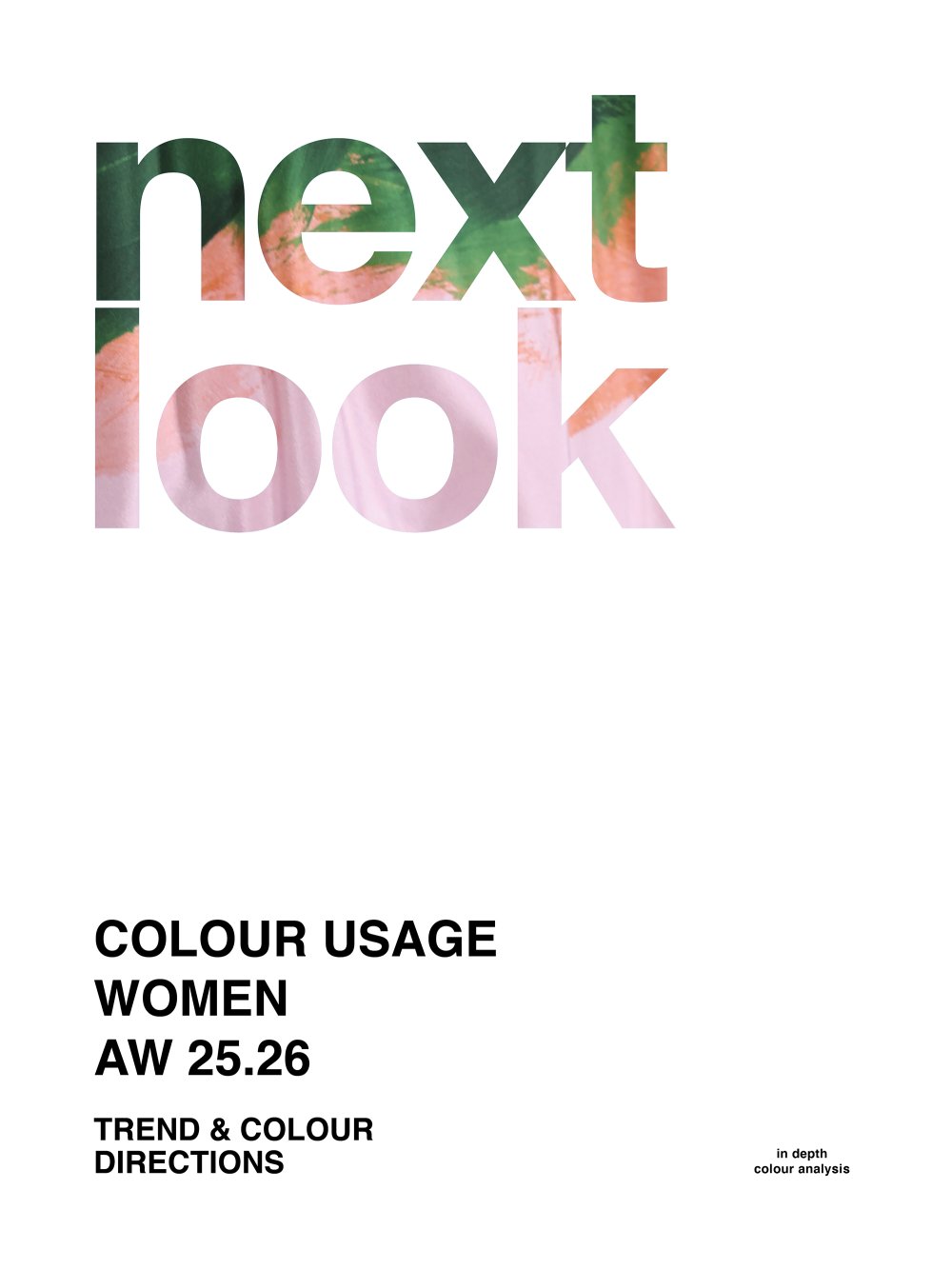 next look Colour Usage Women A/W 25/26